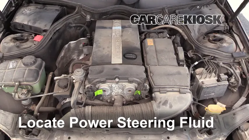 2003 Mercedes-Benz C230 Kompressor 1.8L 4 Cyl. Supercharged Coupe (2 Door) Power Steering Fluid